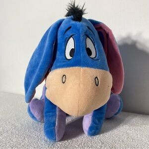 Disney Winnie The Pooh Blue Purple Eeyore Plush Toy Stuffed Animal Donkey
